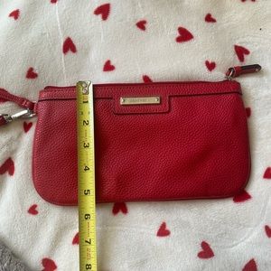Nine West Red Wristlet Clutch